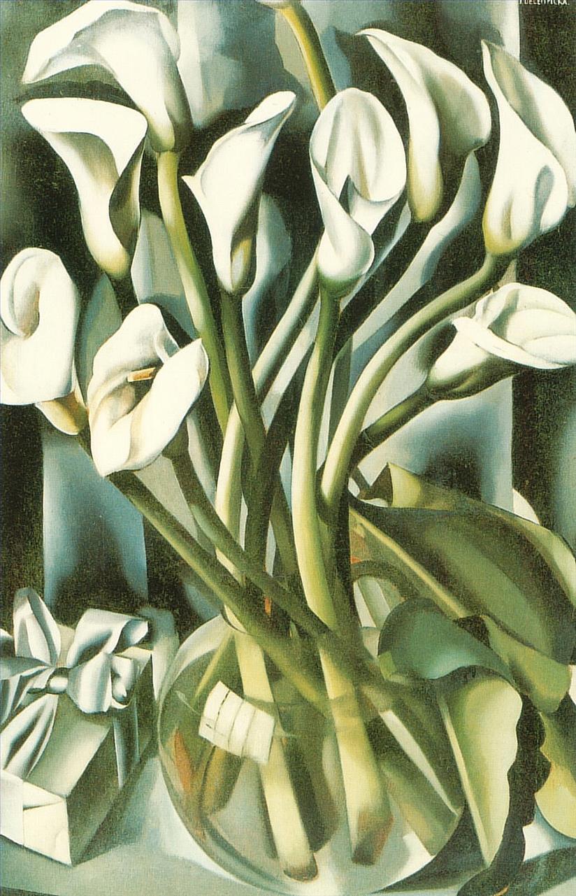 calla lillies 1941 contemporain Tamara de Lempicka Peintures à l'huile
